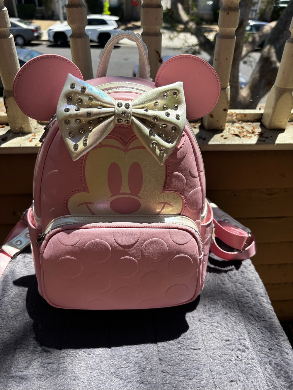 Disney Loungefly Minnie Mouse Pink Bow Mini Backpack – NEW WITH TAGS